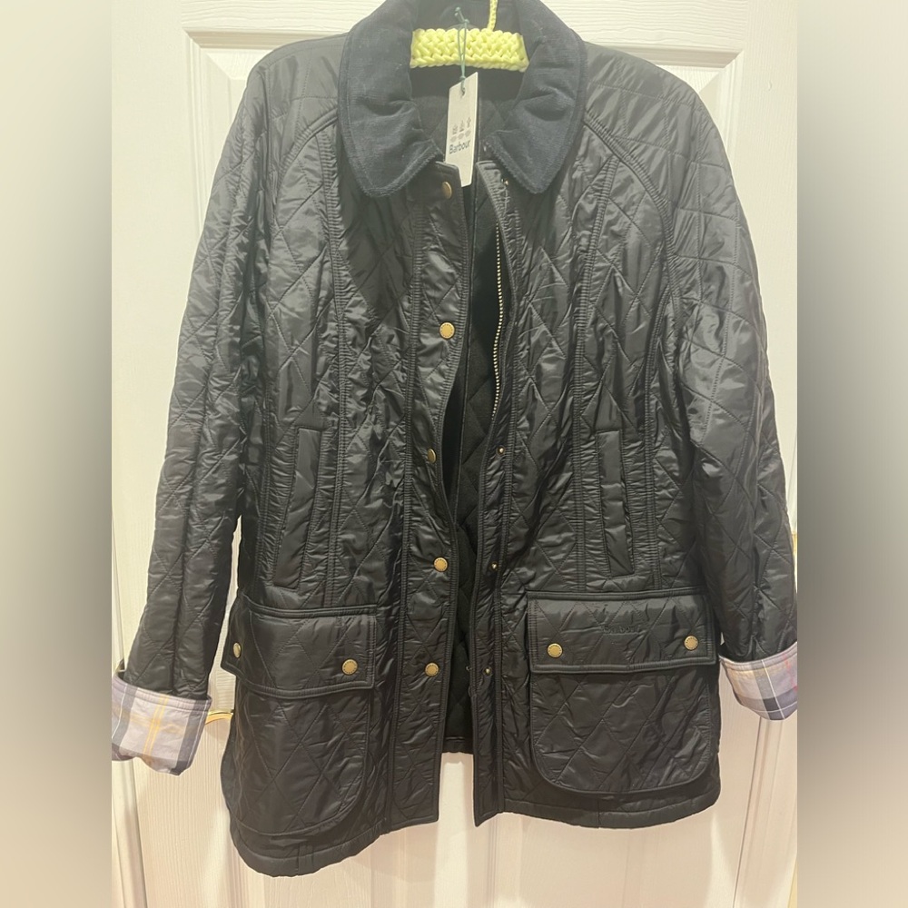 Barbour Beadnell Polarquilt Jacket Size 10